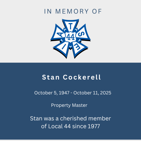 In memory of Stan Cockerell