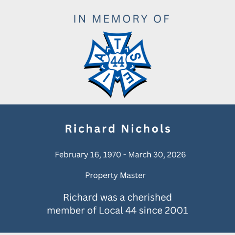 In memory of Richard Nichols